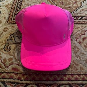 Hot pink baseball cap